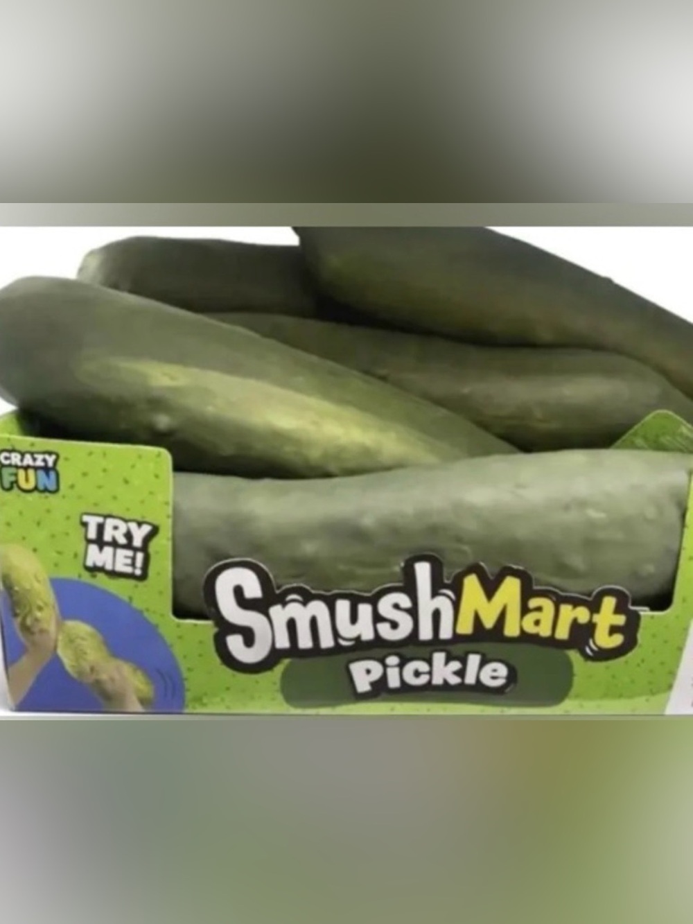 SmushMart Pickle squishy Toy - large pickle 🆕